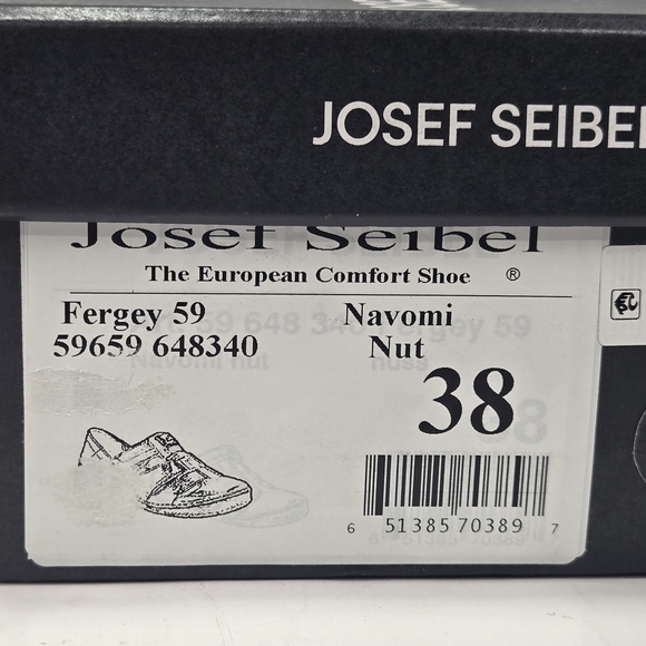 Josef Seibel Brown Women's Fergey 59 Fisherman Leather Sandal Shoes Size 7-7.5 - Picture 10 of 10